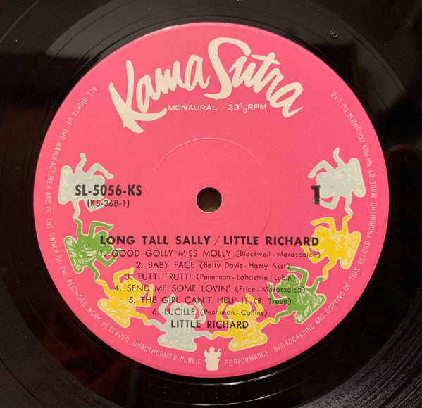 Little Richard - Long Tall Sally (Vinyl, LP, Album, Mono)