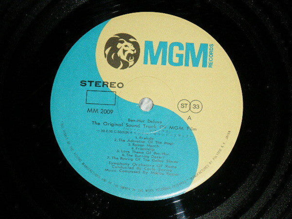 Miklós Rózsa - Ben-Hur Deluxe (Vinyl, LP, Album, Reissue, Stereo) Very Good Plus (VG+) / Very Good (VG)