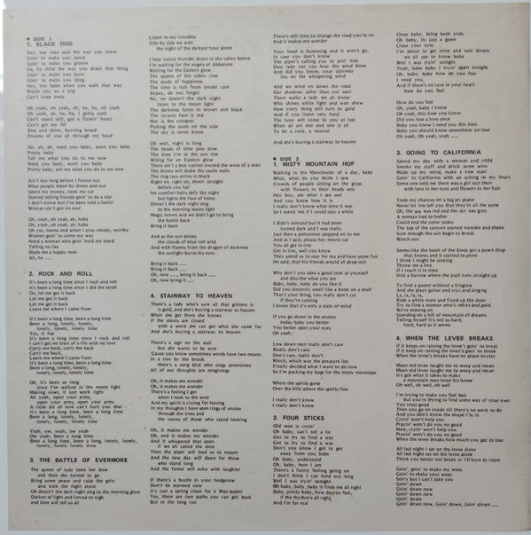 Led Zeppelin - Untitled (Vinyl, LP, Album, Reissue)