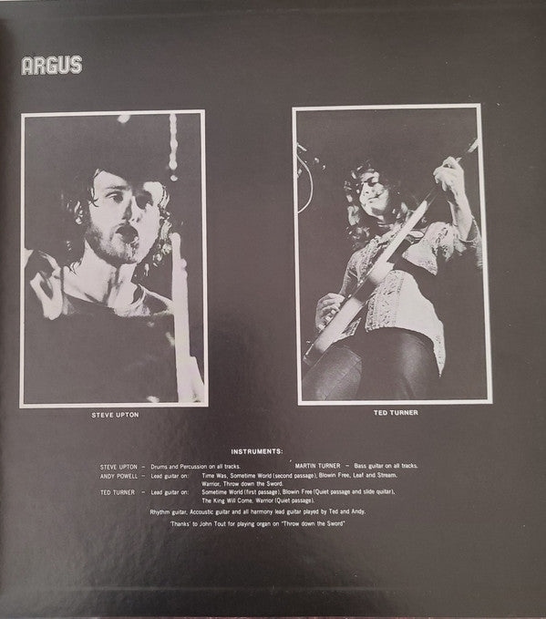 Wishbone Ash - Argus (Vinyl, LP, Album, Reissue) Near Mint (NM or M-) / Very Good Plus (VG+)