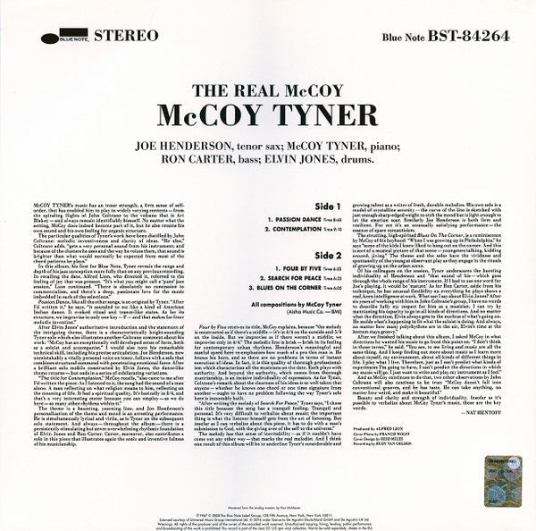 McCoy Tyner - The Real McCoy (Vinyl, LP, Album, Reissue)