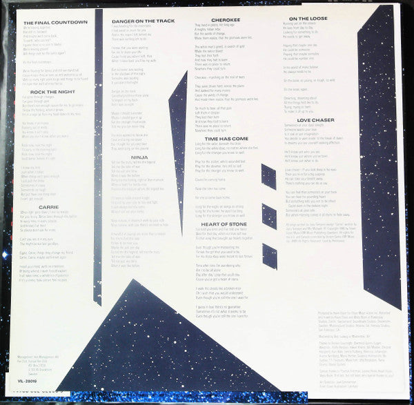 Europe (2) - The Final Countdown (Vinyl, LP, Album)