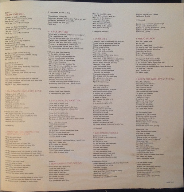 Sheila Jordan - Body And Soul (Vinyl, LP, Album) Very Good Plus (VG+) / Very Good Plus (VG+)
