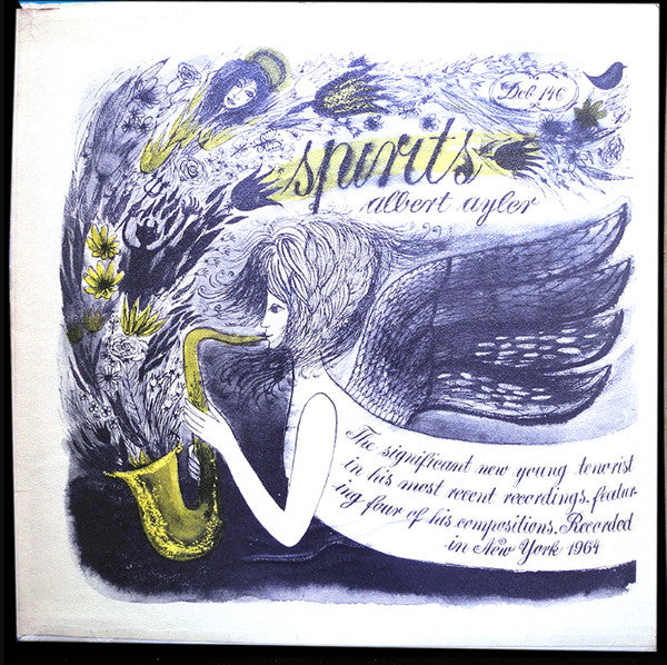 Albert Ayler - Spirits (Vinyl, LP, Album, Mono) Very Good Plus (VG+) / Good Plus (G+)