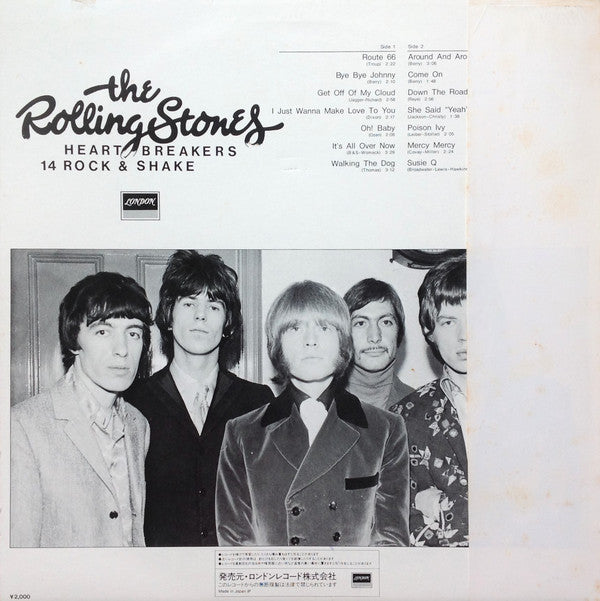 The Rolling Stones - Heartbreakers 14 Rock & Shake DJ (Vinyl, LP, Compilation, Promo) Very Good Plus (VG+) / Very Good Plus (VG+)