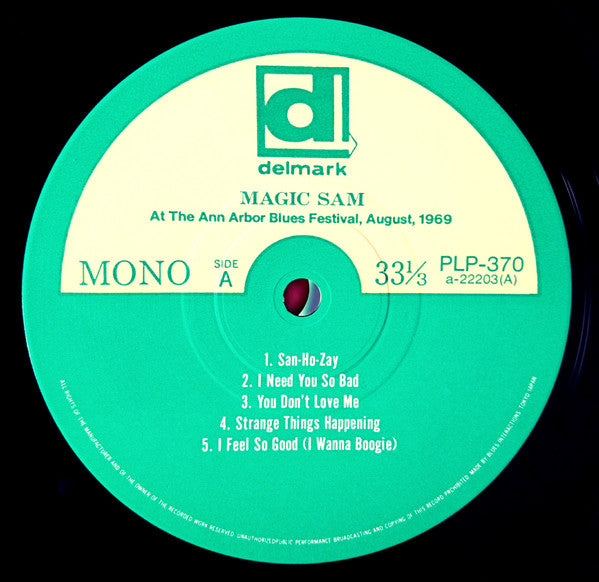 Magic Sam - Magic Sam Live (2xVinyl, LP, Album, Reissue, Mono) Very Good (VG) / Good Plus (G+)