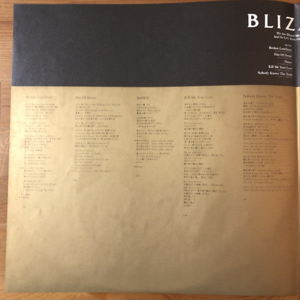 Blizard (2) - Blizard (Vinyl, LP, Album, Promo) Near Mint (NM or M-) / Very Good Plus (VG+)