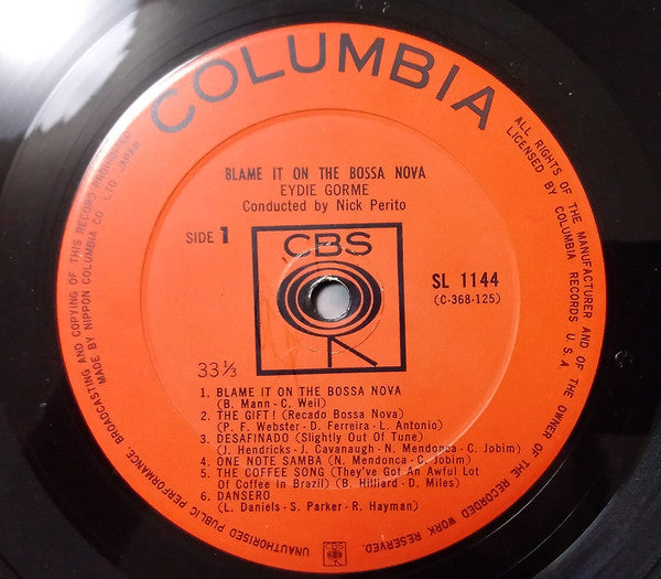 Eydie Gormé - Blame It On The Bossa Nova (Vinyl, LP, Album) Very Good Plus (VG+) / Very Good (VG)