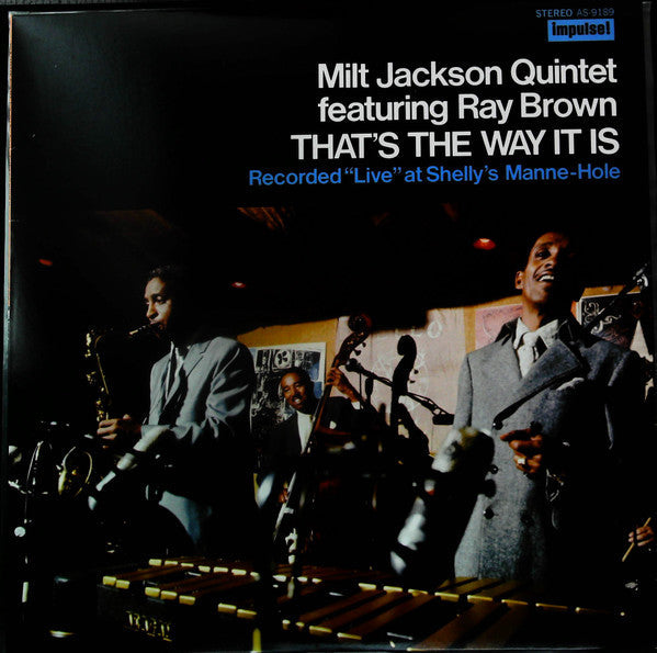 Milt Jackson Quintet - That's The Way It Is (Vinyl, LP, Album, Reissue, Stereo) Very Good Plus (VG+) / Very Good Plus (VG+)