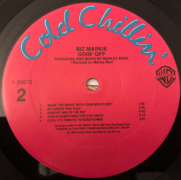 Biz Markie - Goin' Off (Vinyl, LP, Album) Very Good (VG) / Very Good Plus (VG+)
