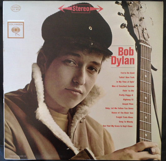 Bob Dylan - Bob Dylan (Vinyl, LP, Album, Reissue, Stereo) Very Good Plus (VG+) / Very Good (VG)