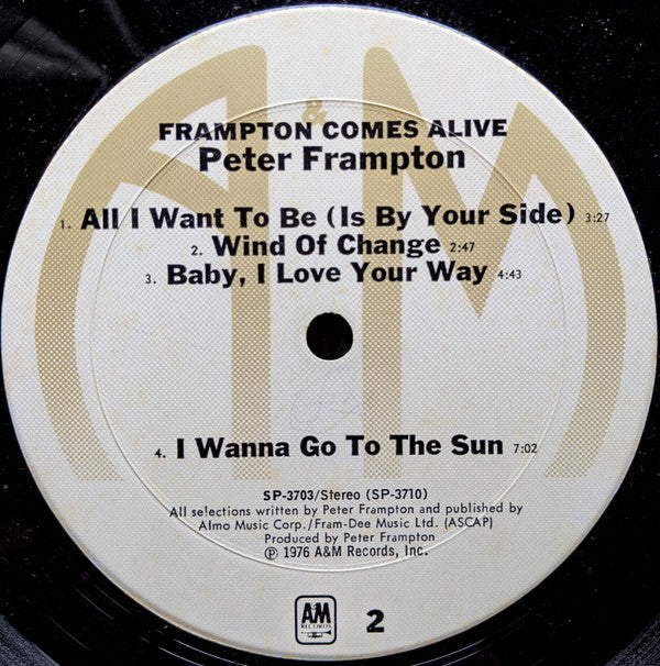 Peter Frampton - Frampton Comes Alive! (2xVinyl, LP, Album) Very Good Plus (VG+) / Very Good Plus (VG+)