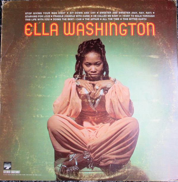 Ella Washington - Ella Washington (Vinyl, LP, Album, Stereo) Very Good Plus (VG+) / Very Good (VG)