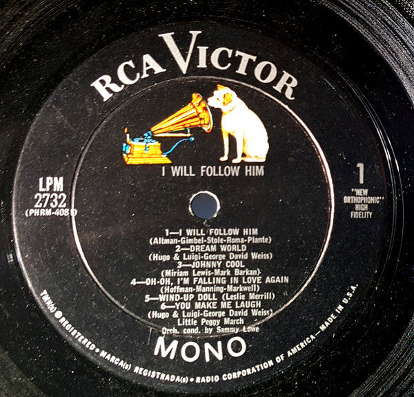 Peggy March - I Will Follow Him (Vinyl, LP, Album, Mono) Good Plus (G+) / Poor (P)