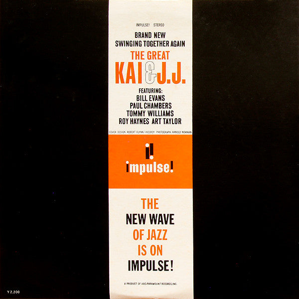 Kai Winding - The Great Kai & J. J. (Vinyl, LP, Album, Promo, Reissue, Stereo) Very Good (VG) / Very Good (VG)