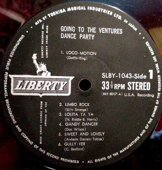 The Ventures - Going To The Ventures Dance Party! (Vinyl, LP, Album, Stereo) Very Good Plus (VG+) / Very Good Plus (VG+)
