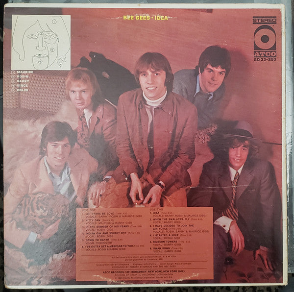 Bee Gees - Idea (Vinyl, LP, Album, Stereo) Very Good (VG) / Good (G)