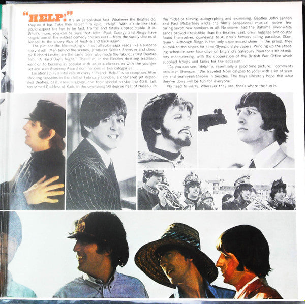 The Beatles - Help! (Original Motion Picture Soundtrack) (Vinyl, LP, Album, Stereo) Good Plus (G+) / Very Good (VG)