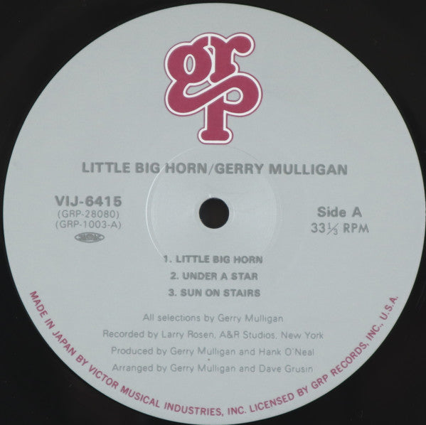Gerry Mulligan - Little Big Horn (Vinyl, LP, Album) Very Good Plus (VG+) / Very Good (VG)