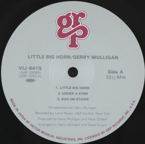 Gerry Mulligan - Little Big Horn (Vinyl, LP, Album)