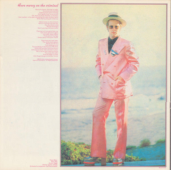 Elton John - Don't Shoot Me I'm Only The Piano Player (Vinyl, LP, Album, Reissue) Very Good (VG) / Very Good (VG)