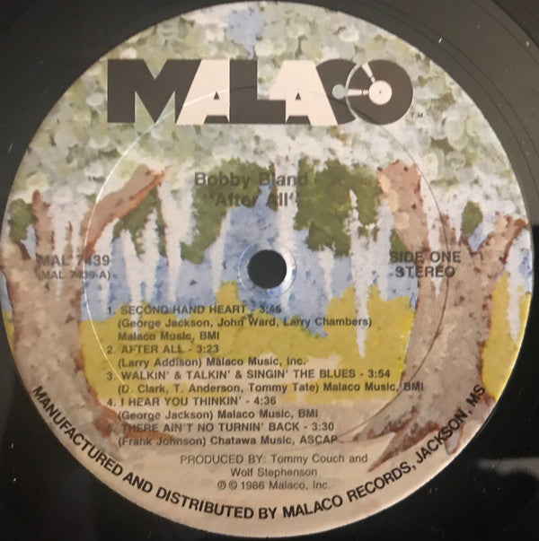Bobby Bland - After All (Vinyl, LP, Album, Stereo) Very Good Plus (VG+) / Very Good (VG)