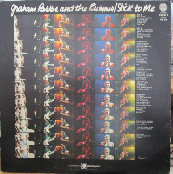 Graham Parker And The Rumour - Stick To Me (Vinyl, LP, Album) Very Good (VG) / Very Good (VG)