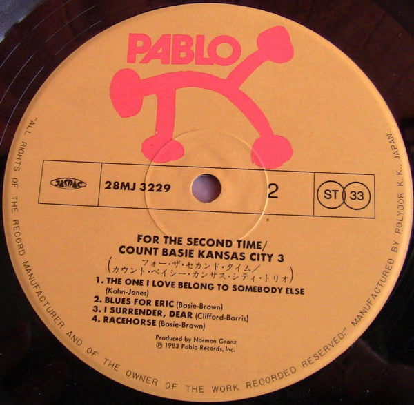 Count Basie - For The Second Time (Vinyl, LP, Album, Stereo) Near Mint (NM or M-) / Very Good Plus (VG+)
