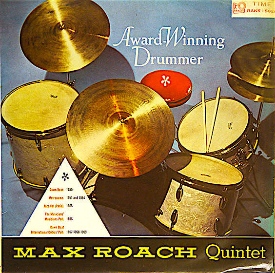 Max Roach - Award-Winning Drummer (Vinyl, LP, Album, Mono)