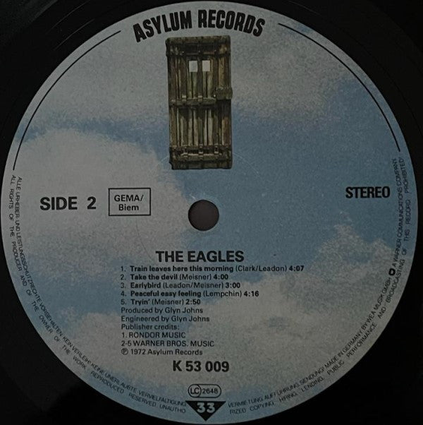 Eagles - Eagles (Vinyl, LP, Album, Reissue) Near Mint (NM or M-) / Very Good Plus (VG+)