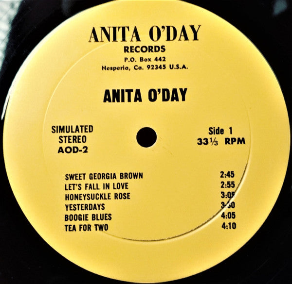 Anita O'Day - Once Upon A Summertime (Vinyl, LP, Album) Very Good (VG) / Good Plus (G+)