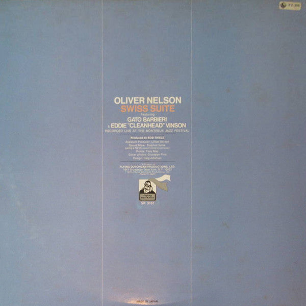 Oliver Nelson - Swiss Suite (Vinyl, LP, Album) Near Mint (NM or M-) / Very Good (VG)