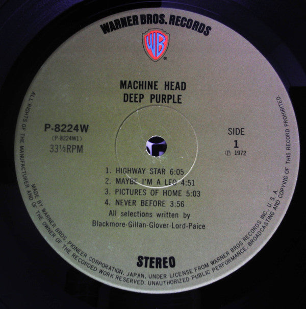 Deep Purple - Machine Head (Vinyl, LP, Album)