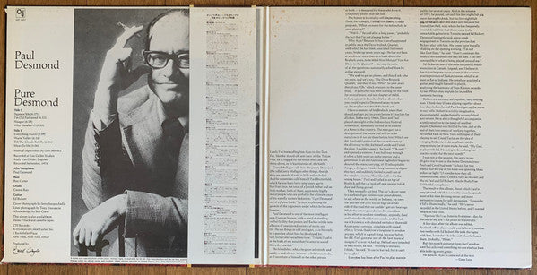 Paul Desmond - Pure Desmond (Vinyl, LP, Album)