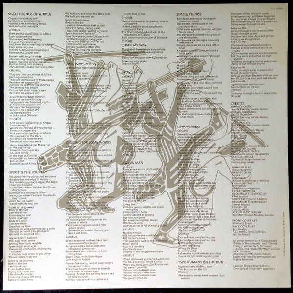 Juluka - Scatterlings (Vinyl, LP) Very Good Plus (VG+) / Very Good Plus (VG+)