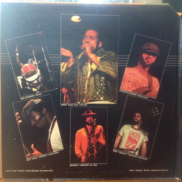 The James Cotton Band - Live And On The Move (2xVinyl, LP, Album) Good Plus (G+) / Very Good (VG)