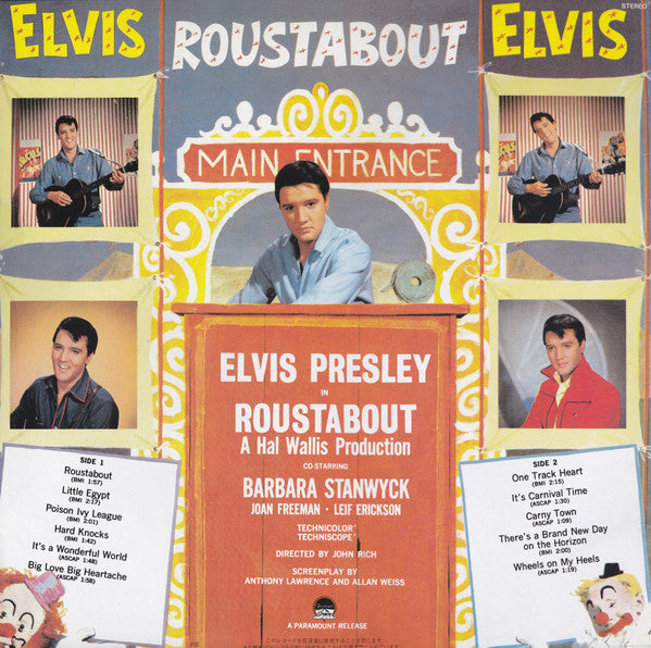 Elvis Presley - Roustabout (Vinyl, LP, Reissue) Very Good Plus (VG+) / Very Good (VG)