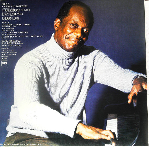 Hank Jones Trio - Portions (Vinyl, LP, Album) Very Good Plus (VG+) / Very Good Plus (VG+)
