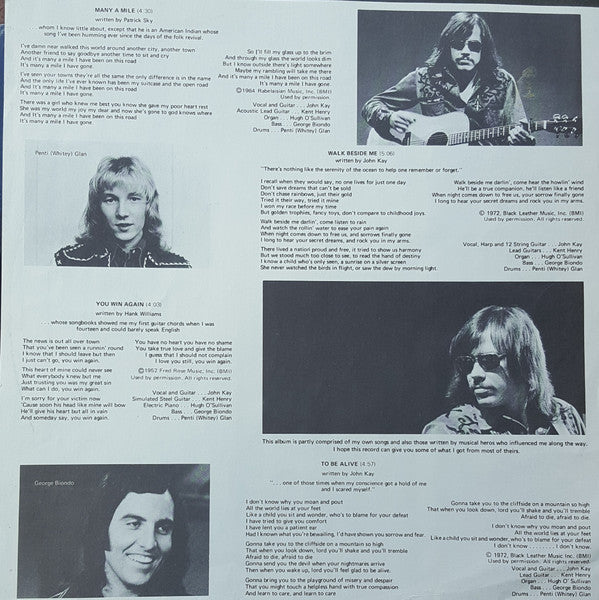 John Kay - Forgotten Songs & Unsung Heroes (Vinyl, LP, Album, Club Edition, Stereo) Very Good (VG) / Very Good (VG)