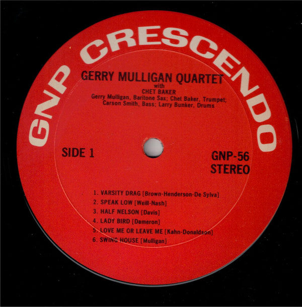 Gene Norman - Gerry Mulligan Quartet / Buddy DeFranco Quartet (Vinyl, LP, Compilation, Reissue, Stereo) Good Plus (G+) / Good Plus (G+)