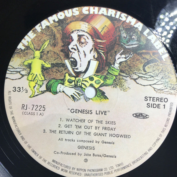 Genesis - Live (Vinyl, LP, Album, Reissue) Very Good Plus (VG+) / Very Good Plus (VG+)