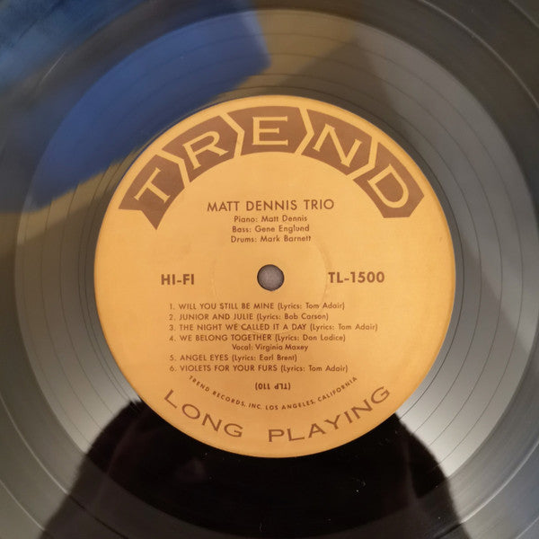Matt Dennis - Plays And Sings Matt Dennis (Vinyl, LP, Album, Limite...