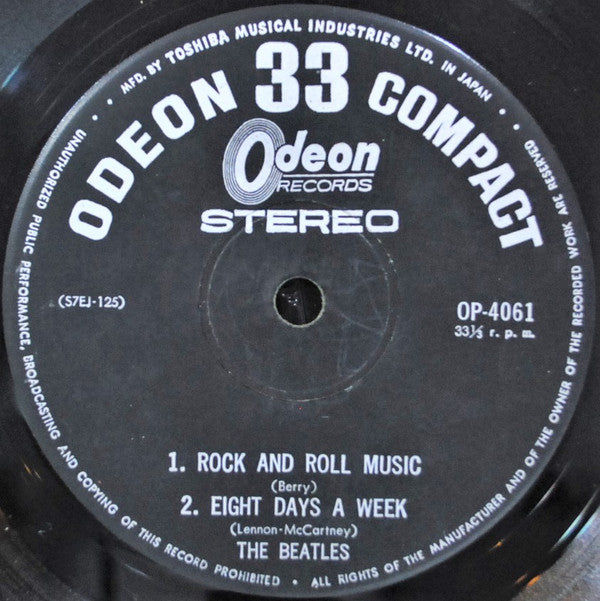 The Beatles - Rock And Roll Music (Vinyl, 7", 33 ⅓ RPM, Reissue) Very Good (VG) / Very Good (VG)