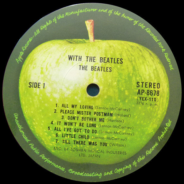 The Beatles - With The Beatles (Vinyl, LP, Album, Stereo, Reissue) Near Mint (NM or M-) / Very Good Plus (VG+)