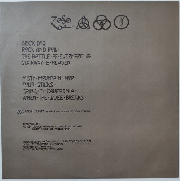 Led Zeppelin - Untitled (Vinyl, LP, Album, Reissue)