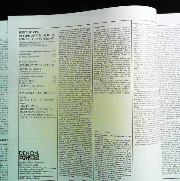 Ludwig van Beethoven - Symphony No. 9 Choral (2xVinyl, LP) Very Good Plus (VG+) / Very Good Plus (VG+)