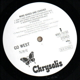 Go West - More Bangs And Crashes (Vinyl, LP, Compilation, Promo) Near Mint (NM or M-) / Very Good Plus (VG+)