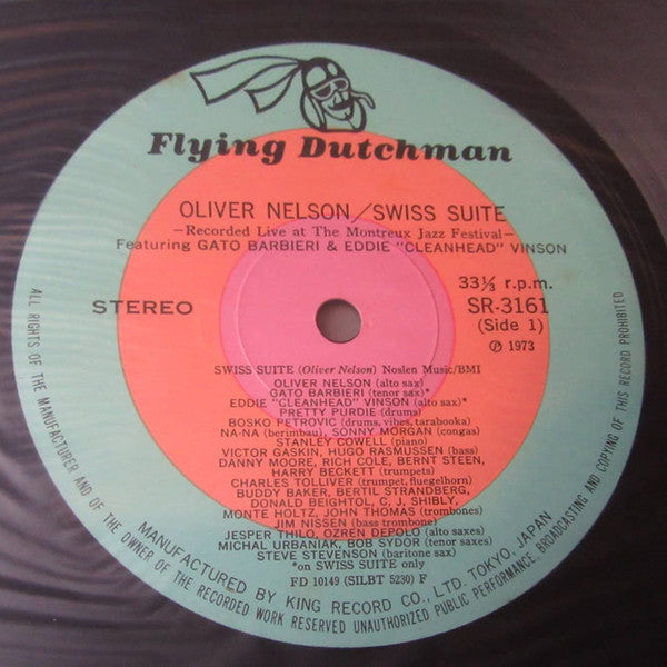 Oliver Nelson - Swiss Suite (Vinyl, LP, Album) Near Mint (NM or M-) / Very Good (VG)