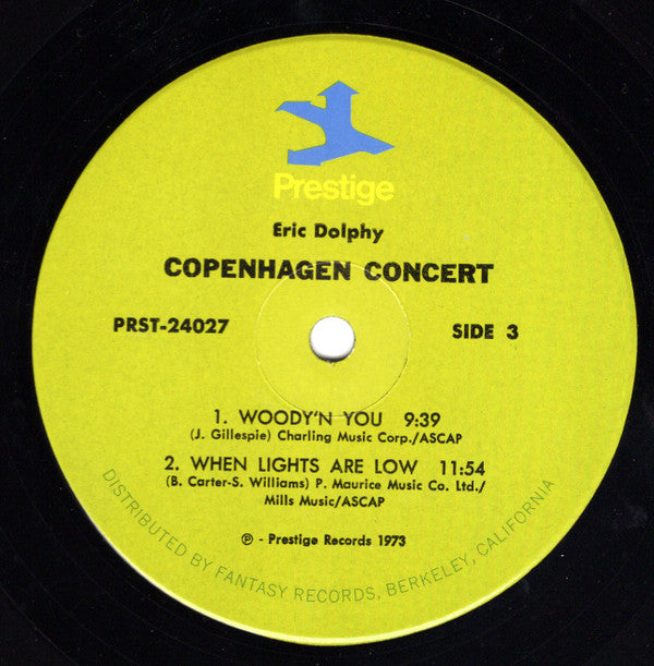 Eric Dolphy - Copenhagen Concert (2xVinyl, LP, Compilation, Remastered) Very Good (VG) / Very Good (VG)