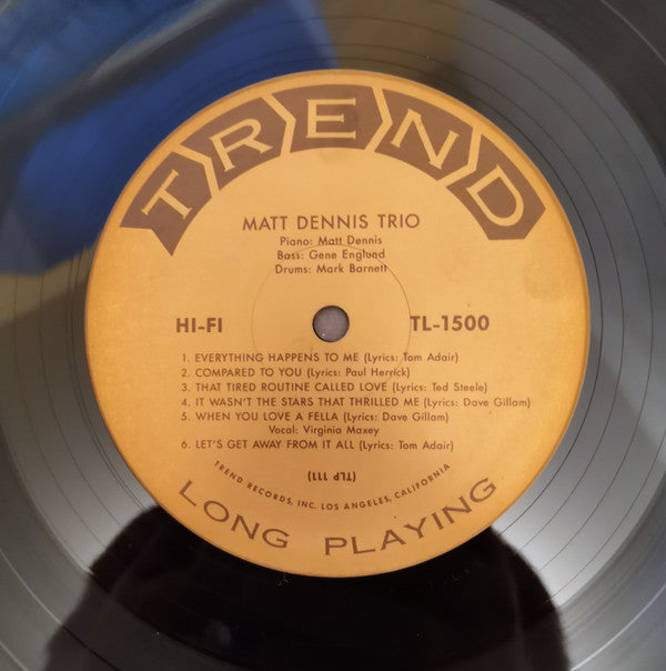 Matt Dennis - Plays And Sings Matt Dennis (Vinyl, LP, Album, Limite...